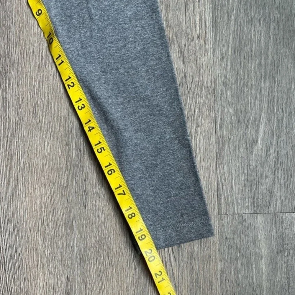 NWOT Justice Full Length Leggings Dark Grey S (7/8)